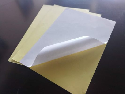Vochtbestendige glanzende zelfklevende plakpapierrol voor zakelijke winkels