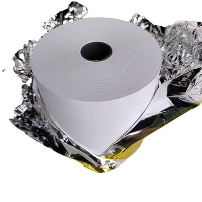 Blauw-zwart beeld thermisch papier 45-70GSM Jumbo Roll voor bankbiljetten/faxen/ATM's in de industrie