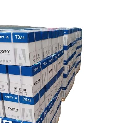 70g 75g 80g A4 kopieerpapier Jumbo Roll Pulp Material Mixed Pulp Oppervlak glans 45%