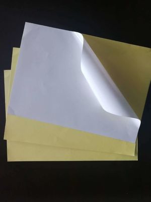 Direct uit de molen aangepast plakpapier met rubberen lijm en grote velgrootte