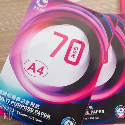 Wit A4 kopieerpapier 75 g 80 g gemaakt van 100% maagdelijke houtpulp voor schrijven en kopiëren