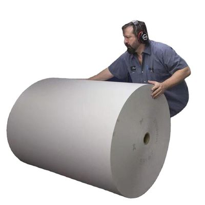 Aanvaardt op maat gemaakte bestelling voor houtpulp witte bank jumbo roll grondstoffen papier C2s