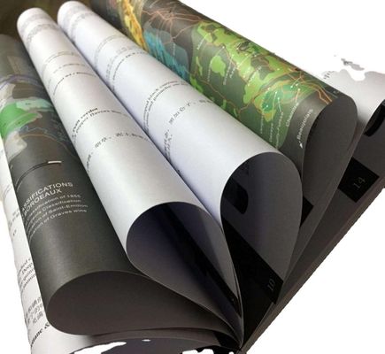 Uitstekend C2s-kunstpapier met inkt en dubbelzijdige coating voor professioneel drukwerk