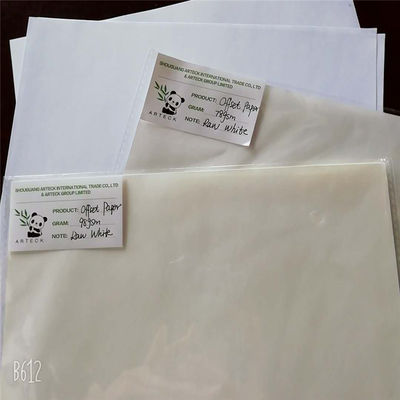 Offsetprinting Compatible Cream Woodfree Paper gemaakt van houtpulp van Baiyun Mill