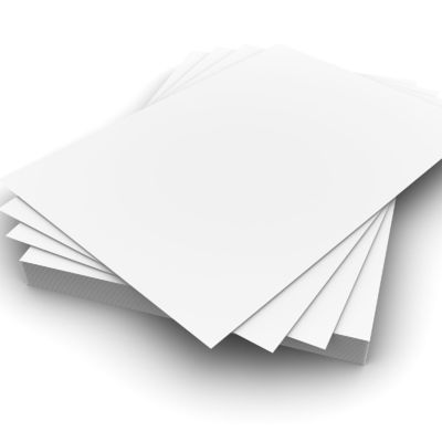 Handwerkpapier ivoorplaat met eenzijdige coating van basisgewicht 190-400GSM