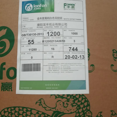 55-98 gm kweekpapier/ongecoat blad/wal