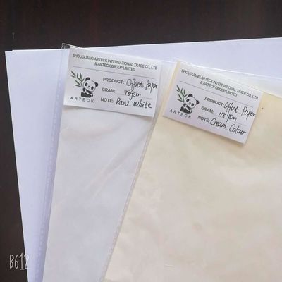 Niet-gecoat tweeslachtig houtvrij offsetpapier met in het beste geval maagdelijk houtpulp