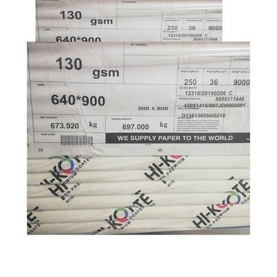 110*68*12 mm Glanzend/matte kunstpapier 2/S bedekt voor offsetdruk en langdurig