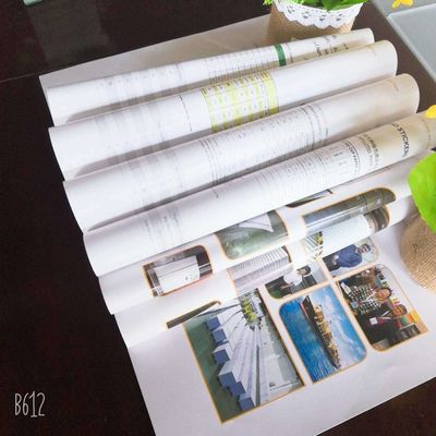 Dubbelzijdig gecoat 80-250 g/m kunstpapier in ream/roll pakket