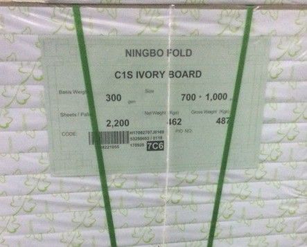 Gecoat GC1/C1S/ ivoorplaat van Ningbo/APP/Chenming/Bohui/IP Zonnefabrieken Virgin Pulp