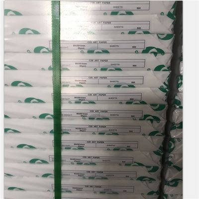 Offsetprinting Compatibel 80/90gsm C2S Art Paper Gloss voor tijdschriftdrukken