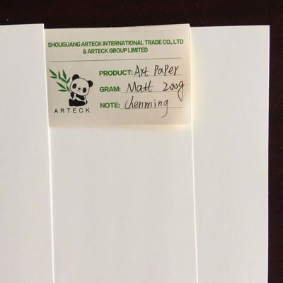 Offsetprinting Compatibel 80/90gsm C2S Art Paper Gloss voor tijdschriftdrukken