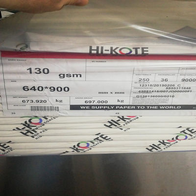 80-200 gram C2S/ Kunstpapier voor tijdschriftdrukken Helderheid 92% Papiertype Schrijfpapier