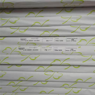 Bond papier 250 gram bedekt Ningbo Fold FBB voor geneesmiddelen verpakking Custom order aanvaard