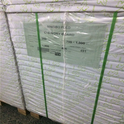 Ningbo Fold C1S/FBB/Ivory Board voor verpakking en drukwerk 711*1118